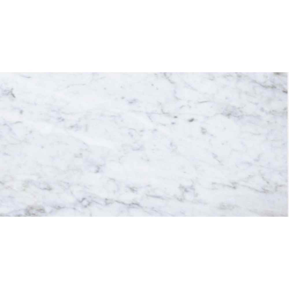 Italian Carrara White 6X12 Honed Marble Tile - Floor Tiles USA