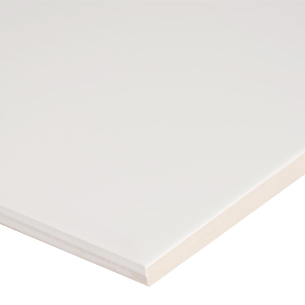 Dymo White 12X24 Glossy Ceramic Tile - Floor Tiles USA